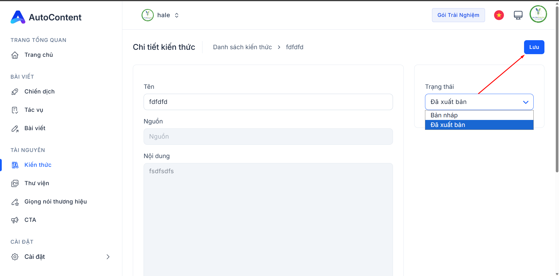 Xuất bản kiến thức